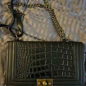 Steve Madden crocodile leather purse